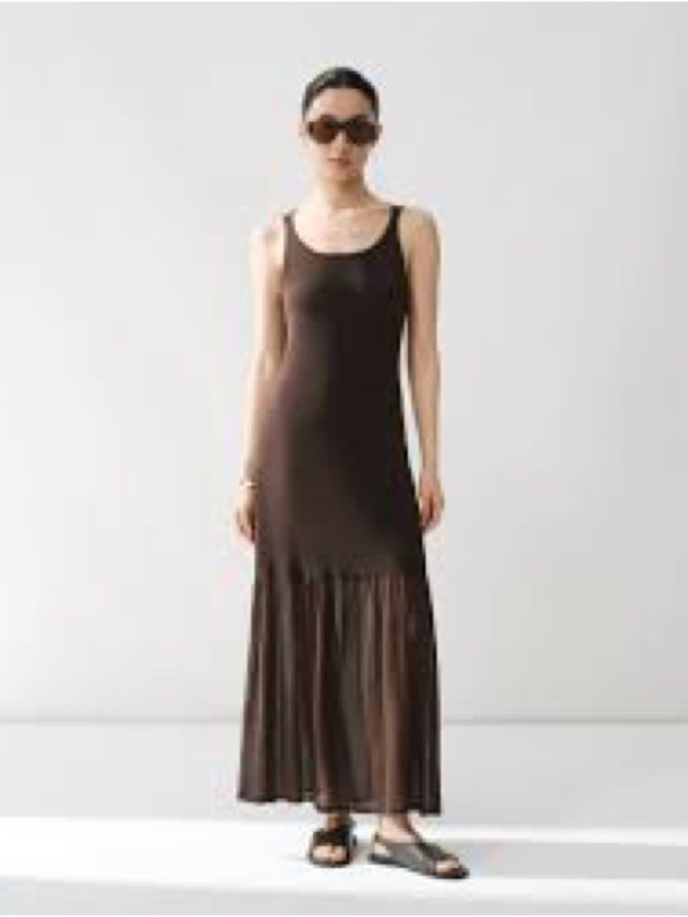 a new day Brown Sleeveless Maxi Dress